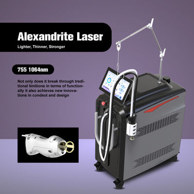 Large spot size candle laser alexandrite depilação cabelos brancos REMOVAL 2000w alexandrite dispositivo a laser