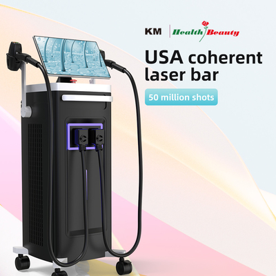 Máquina de remoção de pelos de gelo a laser de 808 diodos 4 comprimentos de onda 1064nm Tamanho de ponto variável Sistema Android