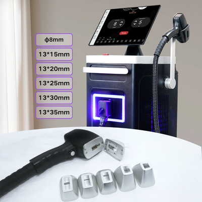 Máquina de remoção de pelos de gelo a laser de 808 diodos 4 comprimentos de onda 1064nm Tamanho de ponto variável Sistema Android
