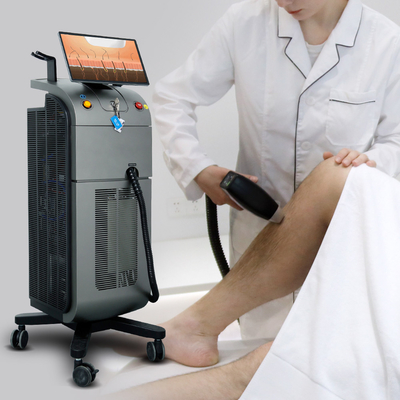 Máquina de depilação a laser de diodo de tela sensível ao toque de 15 polegadas para resultados eficazes e permanentes