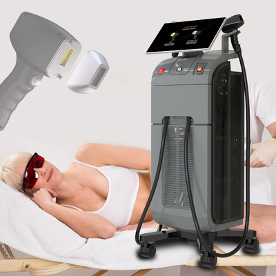 Máquina de remoção de cabelo a laser de 3 ondas de alta potência 755nm 808nm 1064nm