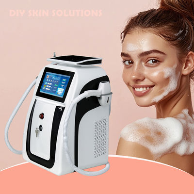 KM Laser Diodo de remoção de cabelo tatuagem Nd Yag Laser 2 em 1 equipamento de beleza