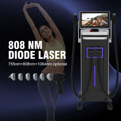 Analisador de pele e cabelo Diodenlaser depilação máquina de laser laser Diodo 808 755 940 1064 4 comprimento de onda Diodo laser depilação