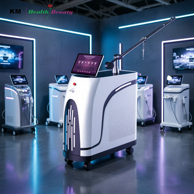 1600w Potência 1.2j 2.6j 532nm Green Tattoo indolor depilação de tatuagem Picosecond Laser 1064nm 532nm máquina