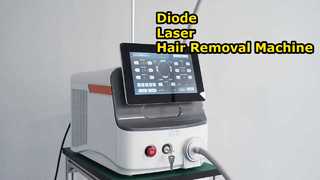 Depilação a laser de diodo para pele lisa